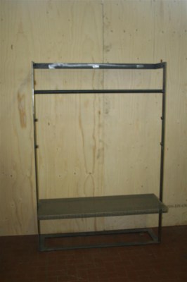 Panchina espositiva in ferro